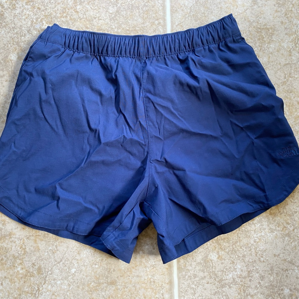 North Face navy blue class v shorts size small